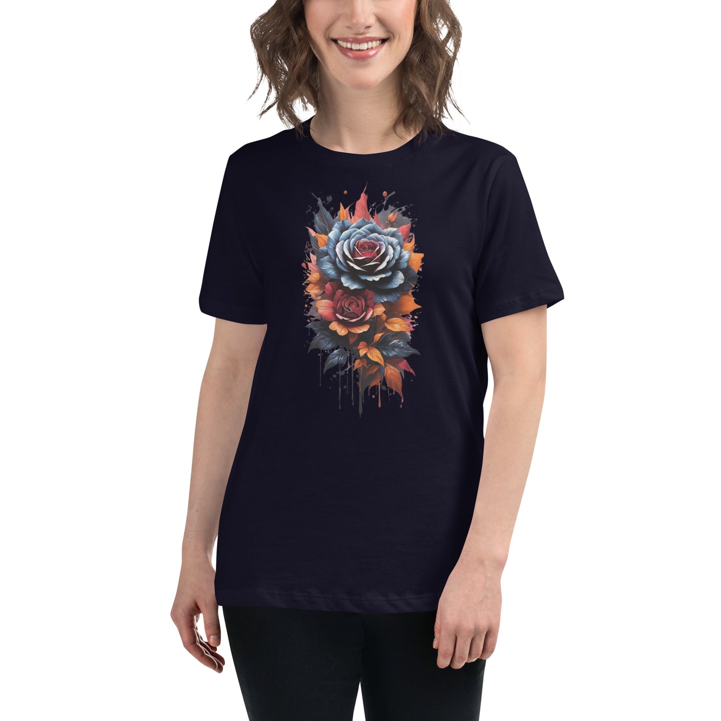 Women's Relaxed T-Shirt shoppicrew Navy S